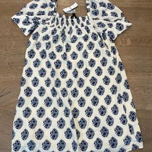 NWT J.crew Afternoon Dress in gathered floral block print